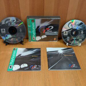 Grand Turismo 2 GT2 Greatest Hits PlayStation PS1 Complete w/ Manuals CIB Tested